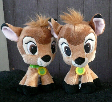 8 인치 디즈니 견면 벨벳 장난감 큰 머리 Bambi 만화 인물 박제 동물을 황변하십시오