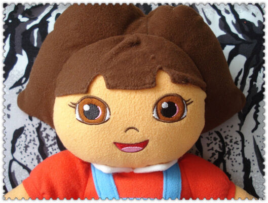 유행 Dora 탐험가 만화 견면 벨벳은 갈청색 빨간 45cm 관례를 가지고 놀
