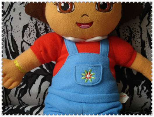 유행 Dora 탐험가 만화 견면 벨벳은 갈청색 빨간 45cm 관례를 가지고 놀