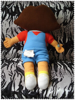유행 Dora 탐험가 만화 견면 벨벳은 갈청색 빨간 45cm 관례를 가지고 놀