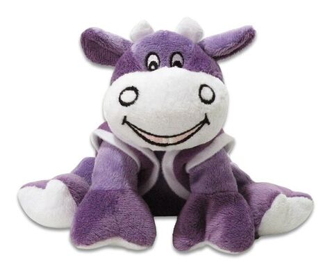아이 아이들을 위한 자주색 Milka 암소 박제 동물 작은 견면 벨벳 장난감
