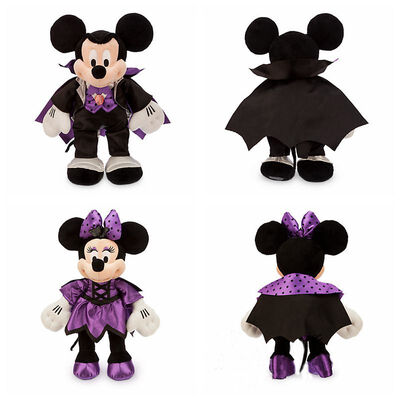 애완 동물 당 축제를 위한 자주색 할로윈의 일 미니 마우스와 Mickey 디즈니 견면 벨벳 장난감