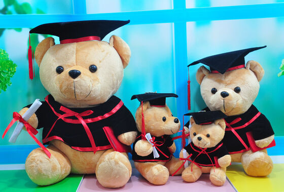 눈금 축하 30cm를 위한 Graduation Plush 닥터 장난감 곰