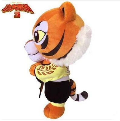 귀여운 Kungfu 판다 3 Tigress 승진 선물을 위한 만화에 의하여 채워지는 견면 벨벳 장난감