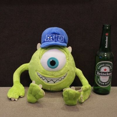 채워진 견면 벨벳은 수집을 위한 괴물 대학 마이크 Wazowski 액션 인형을 가지고 놀