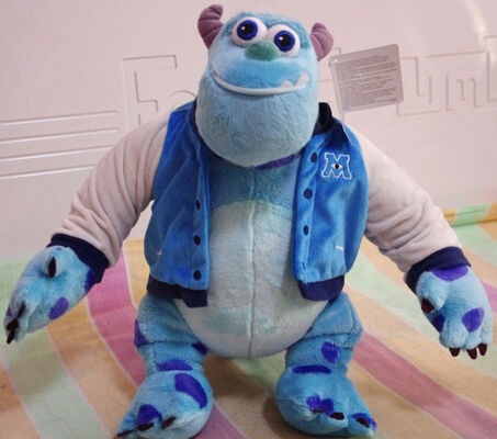채워진 견면 벨벳은 수집을 위한 괴물 대학 마이크 Wazowski 액션 인형을 가지고 놀