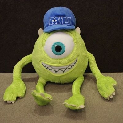 채워진 견면 벨벳은 수집을 위한 괴물 대학 마이크 Wazowski 액션 인형을 가지고 놀