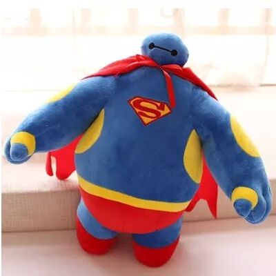 20cm 사랑스러운 큰 영웅 6 및 복수자는 아이를 위한 견면 벨벳 장난감을 채웠습니다