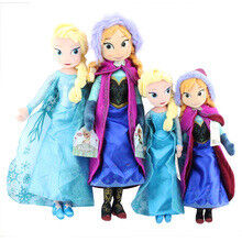 dolls Cartoon Stuffed 디즈니 디즈니 공주 견면 벨벳은 50cm를 가지고 놀