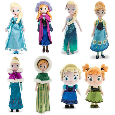 언 애나와 Elsa 디즈니 견면 벨벳 장난감 연약한 만화는 20 인치 인형을 채웠습니다