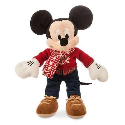 유행 디즈니 견면 벨벳은 크리스마스 Mickey와 미니 마우스를 40cm 가지고 놀