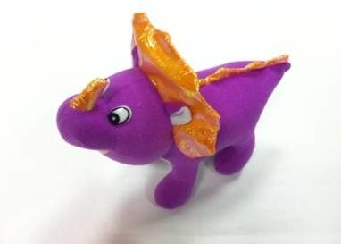 Dino 용 동물성 선전용 견면 벨벳은 20cm 개인화한 박제 동물을 가지고 놀