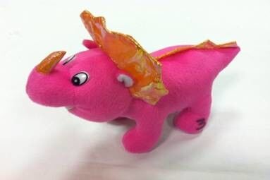 Dino 용 동물성 선전용 견면 벨벳은 20cm 개인화한 박제 동물을 가지고 놀