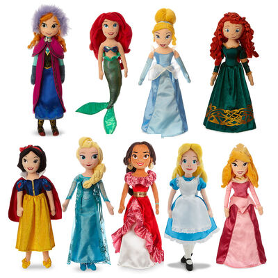 귀여운 Moana 만화 디즈니 견면 벨벳 장난감, Stuffed Dolls 디즈니 공주