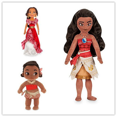 귀여운 Moana 만화 디즈니 견면 벨벳 장난감, Stuffed Dolls 디즈니 공주