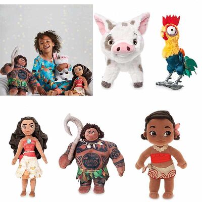 귀여운 Moana 만화 디즈니 견면 벨벳 장난감, Stuffed Dolls 디즈니 공주