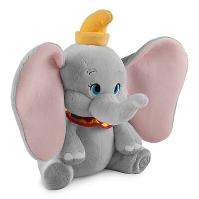 디즈니 회색 본래 견면 벨벳은 아기를 위한 Dumbo 박제 동물을 가지고 놀