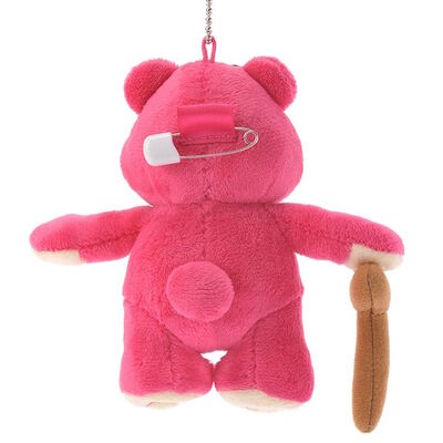 3마리의 Lotso Huggin 곰 디즈니 견면 벨벳 동물 책가방을 위해 13cm Keychian