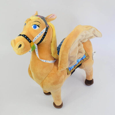 디즈니 견면 벨벳은 첫번째 사프란 16inch Pegasus 말 견면 벨벳 박제 동물 장난감을 가지고 놀