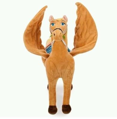 디즈니 견면 벨벳은 첫번째 사프란 16inch Pegasus 말 견면 벨벳 박제 동물 장난감을 가지고 놀