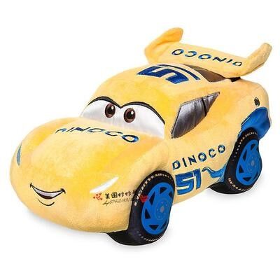 견면 벨벳 디즈니 로드스터 경주자 차는 3개 Cruz Ramirez/번개 McQueen/차 3를 가지고 놀