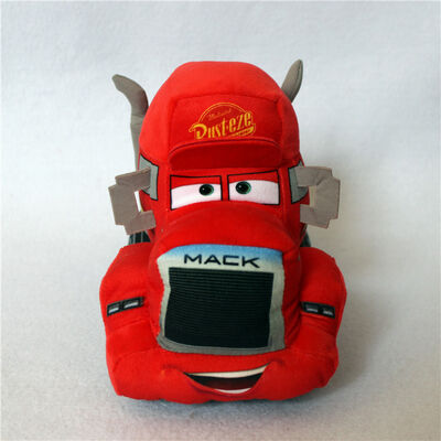 사랑스러운 견면 벨벳 디즈니 로드스터 경주자 차 2 번개 McQueen Mack