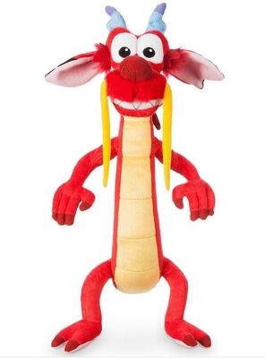 디즈니 새로운 본래 Mushu 만화 연약한 장난감 견면 벨벳은 30cm를 가지고 놀