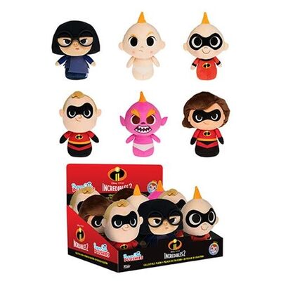 사랑스러운 Incredibles 2개의 Supercute 만화 견면 벨벳 장난감
