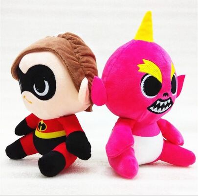 사랑스러운 Incredibles 2개의 Supercute 만화 견면 벨벳 장난감