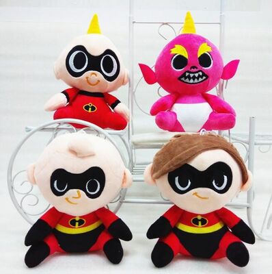 사랑스러운 Incredibles 2개의 Supercute 만화 견면 벨벳 장난감