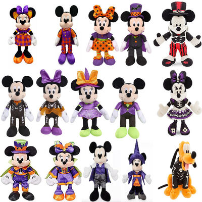 애완 동물 당 축제를 위한 자주색 할로윈의 일 미니 마우스와 Mickey 디즈니 견면 벨벳 장난감