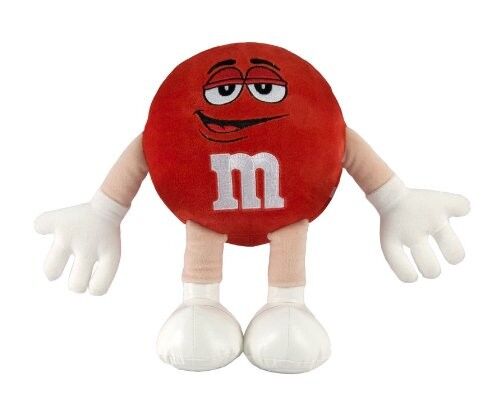아기, 작은 견면 벨벳 장난감을 위한 M&M 빨간 특성 박제 동물
