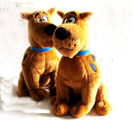 선전용 만화 견면 벨벳은 채워진 scooby doo, 앉는 자세를 가지고 놀