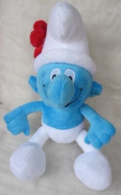 Vending 기중기 기계를 위한 귀여운 Smurf 박제 동물 만화 견면 벨벳 장난감