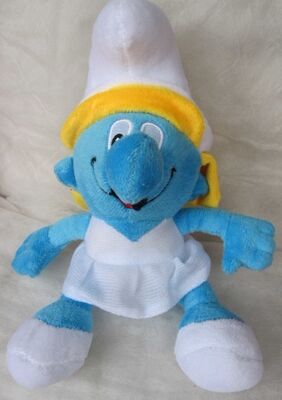 Vending 기중기 기계를 위한 귀여운 Smurf 박제 동물 만화 견면 벨벳 장난감