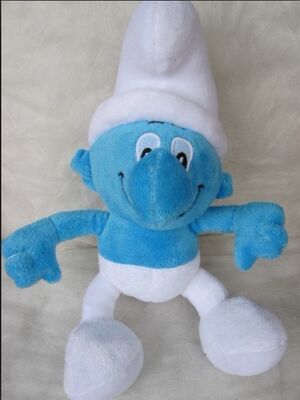 Vending 기중기 기계를 위한 귀여운 Smurf 박제 동물 만화 견면 벨벳 장난감