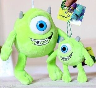 채워진 견면 벨벳은 수집을 위한 괴물 대학 마이크 Wazowski 액션 인형을 가지고 놀