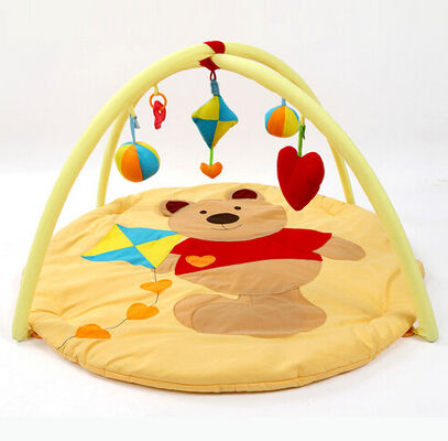 Winnie the Pooh 행복한 정원 아기 놀이 체육관과 매트 활동 장난감과 지면 연약한 거품 유아 아이 멜로디 시간