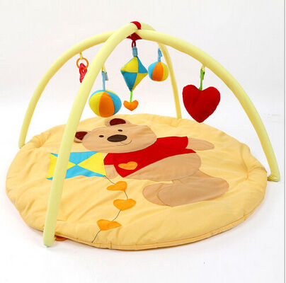 Winnie the Pooh 행복한 정원 아기 놀이 체육관과 매트 활동 장난감과 지면 연약한 거품 유아 아이 멜로디 시간