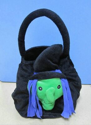 할로윈 까만 견면 벨벳/할로윈 박제 동물 선물 부대는 30cm 가지고 놀