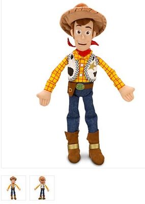 Pixar 장난감 이야기 보안관 Woody 디즈니 견면 벨벳은 당/승진을 위해 가지고 놀