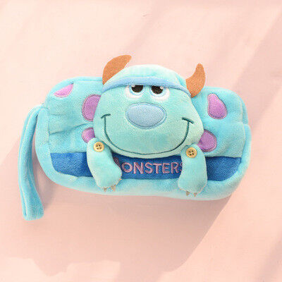 주문을 받아서 만들어지는 괴물 대학 Sulley 견면 벨벳 필통 문구용품 장난감