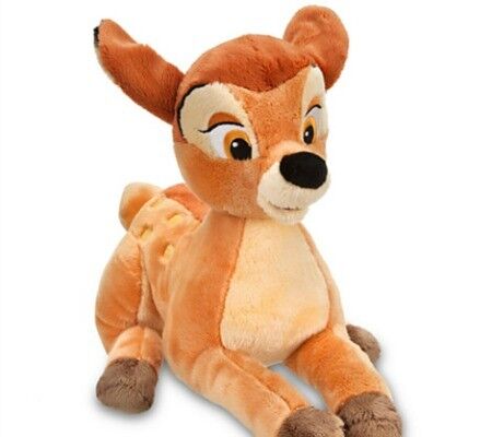 브라운 큰 디즈니 견면 벨벳은 주문을 받아서 만들어진 Bambi 만화 박제 동물을 가지고 놀