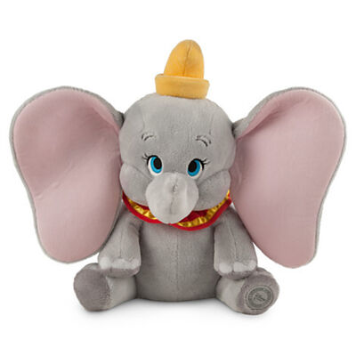 디즈니 회색 본래 견면 벨벳은 아기를 위한 Dumbo 박제 동물을 가지고 놀