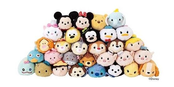 이동 전화 스크린 세탁기술자 Keychain 부대를 위한 뜨거운 디즈니 Tsum Tsums 수집 견면 벨벳 장난감