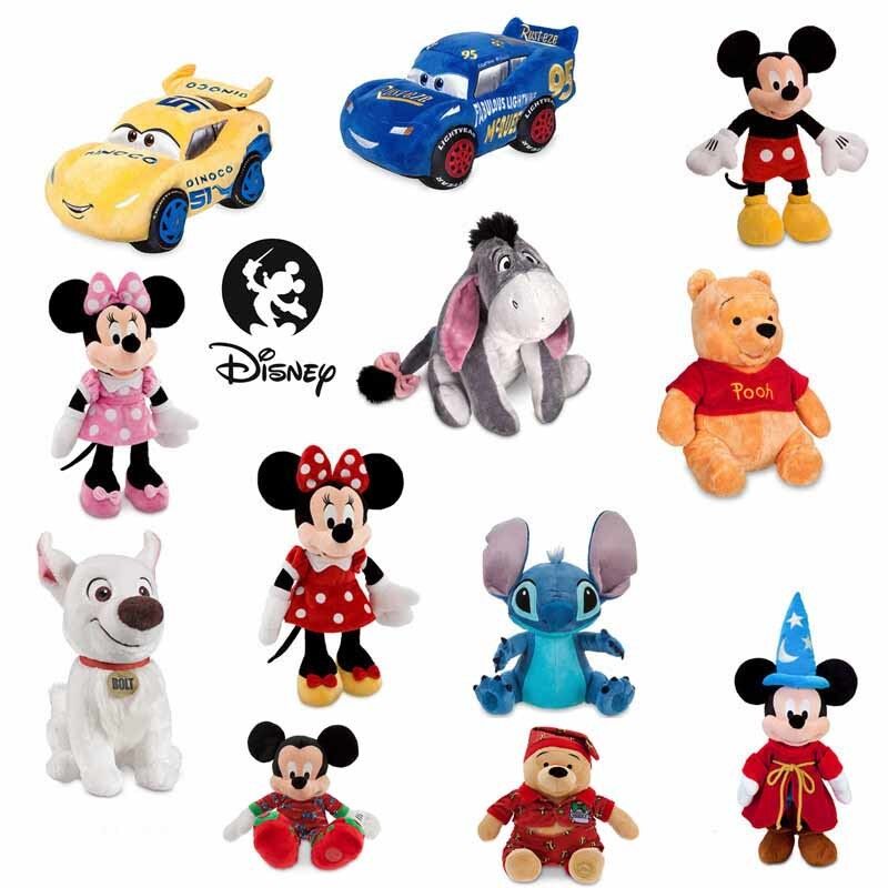 재미있은 디즈니 본래 견면 벨벳 연약한 장난감 경주용 차 및 Mickey Minnie