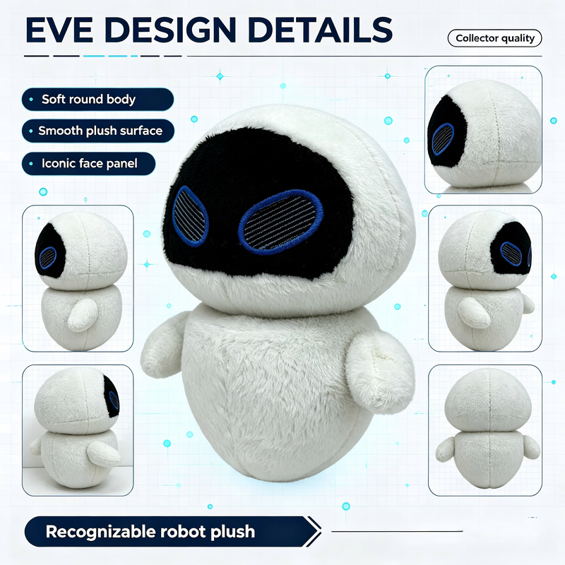 귀여운 디즈니 픽사 플러시 WALL-E EVE 봉제 인형