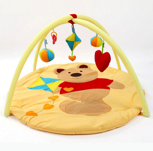 Winnie the Pooh 행복한 정원 아기 놀이 체육관과 매트 활동 장난감과 지면 연약한 거품 유아 아이 멜로디 시간