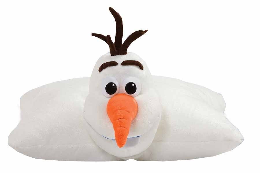 Olaf 개인화된 디즈니에 의하여 어는 방석 및 베개 백색에 있는 18 인치