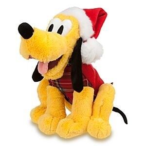 12inch 디즈니 황색 명왕성 크리스마스를 위한 만화에 의하여 채워지는 견면 벨벳 장난감